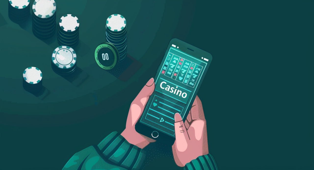 মোবাইলে slot game হোমপেজের নীল দৃশ্য